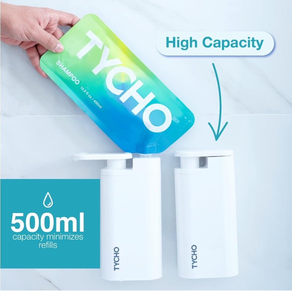 Shower Shampoo Conditioner wall dispenser